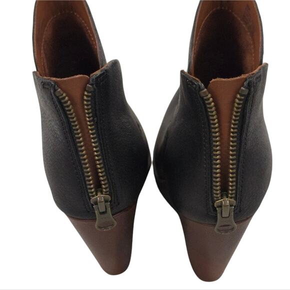 Kork-Ease Castaneda Boots Leather Heeled Ankle Booties Minimalist Fall - Picture 10 of 11